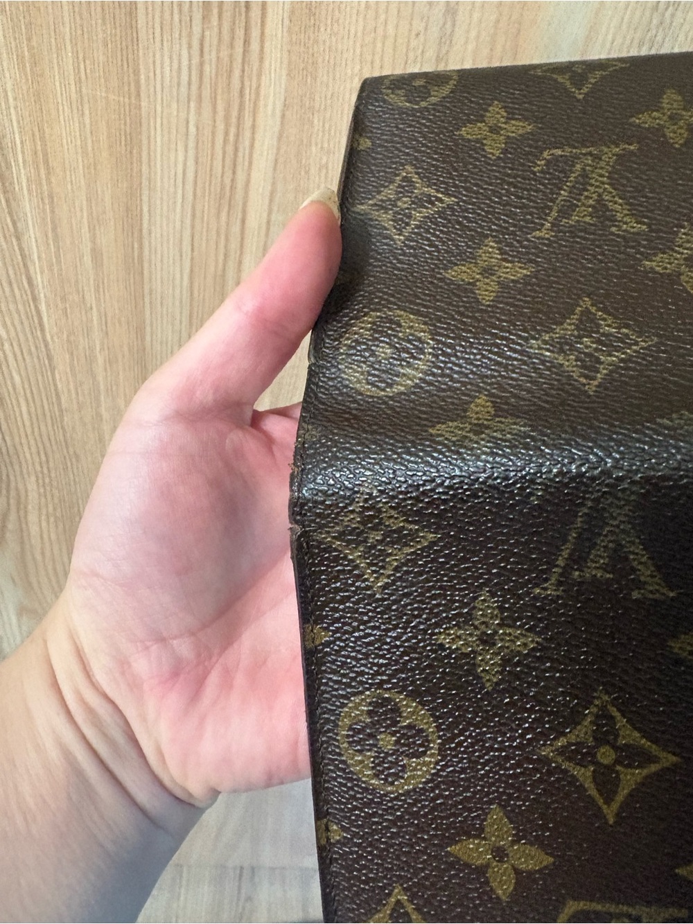 Authentic Louis Vuitton Monogram international Trifold Wallet Vintage - Picture 7 of 15